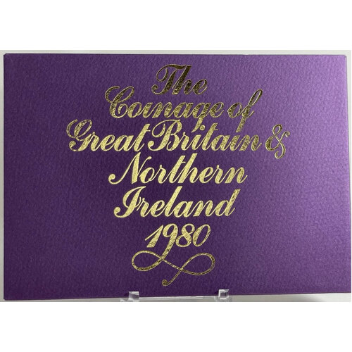 1980 Proof Set Coinage of Great Britain and Northern Ireland