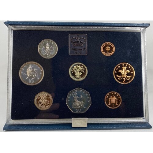 1984 Proof Set Coinage of Great Britain and Northern Ireland