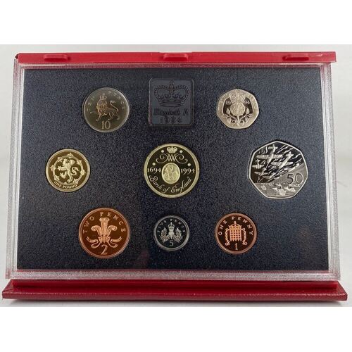 Great Britain 1994 Deluxe Proof Coin Set