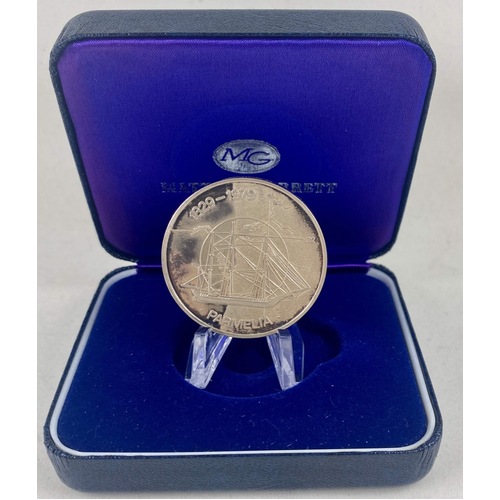 1979 Silver Medallion Matthey Garrett Parmelia / 150 Years White Settlement