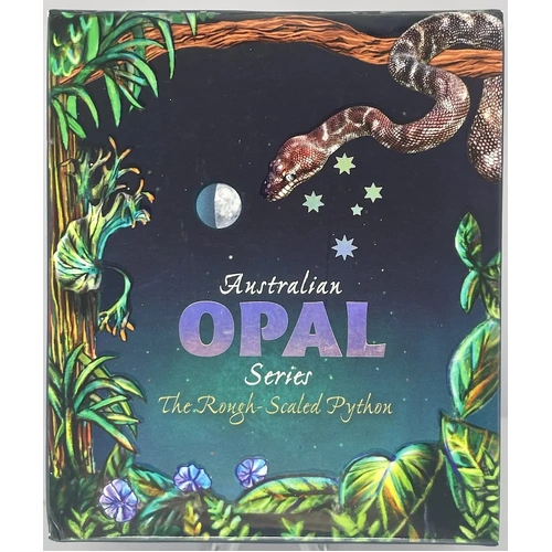 2015 Silver 1 Ounce Proof Coin Opal Rough-scaled Python