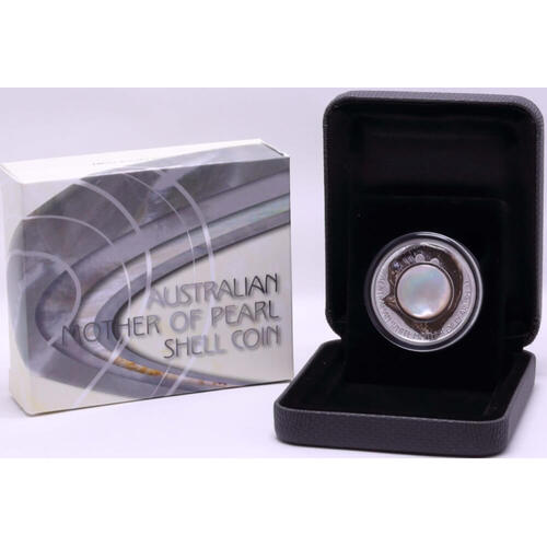 2015 Silver 1 Ounce Proof Coin White Mother of Pearl