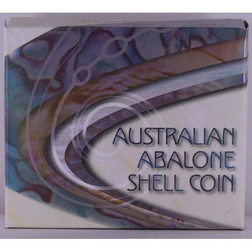 2014 Silver 1 Ounce Proof Coin Abalone Shell