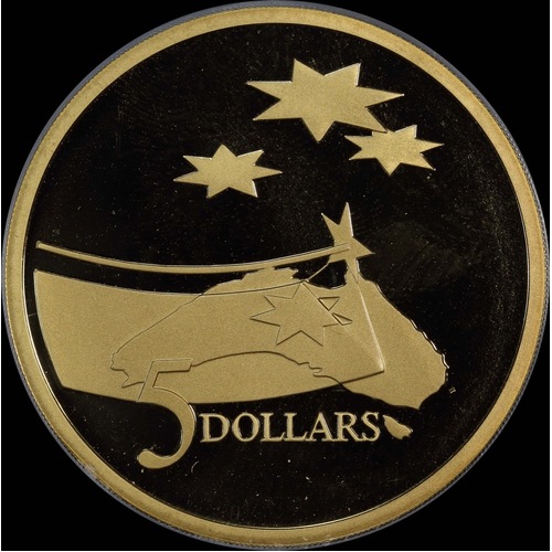 1992 5 Dollar Proof Coin Year of Space Matte Finish PCGS PR69DCAM