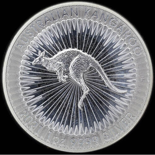 2021 Silver 1oz Unc Coin Red Kangaroo