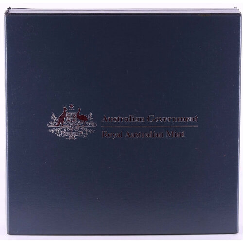 2012 Tetradecagon 50c Unc in Perspex Map Coin Lunar - Year of the Dragon