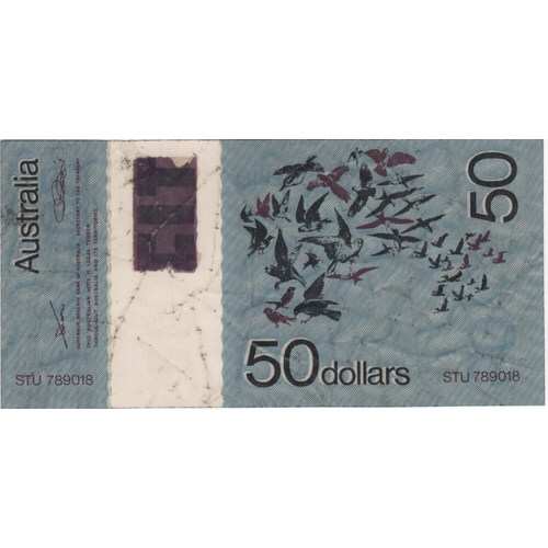 1977 $50 CSIRO Test Note Mark 3a / S2X1 Fine