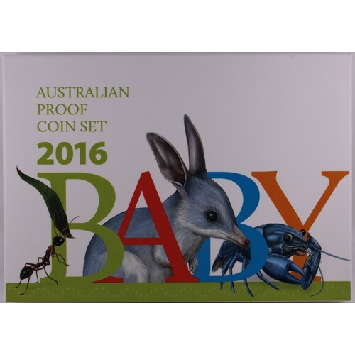 Australia 2016 Baby Proof Coin Set Alphabet theme
