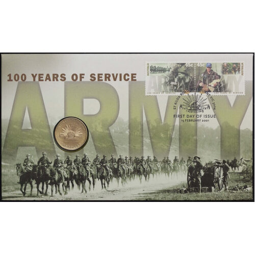 2001 1 Dollar PNC Army 100 Years of Service