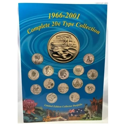 1966 2001 Unofficial 20 Cent 14 Coin Set Centenary of Federation