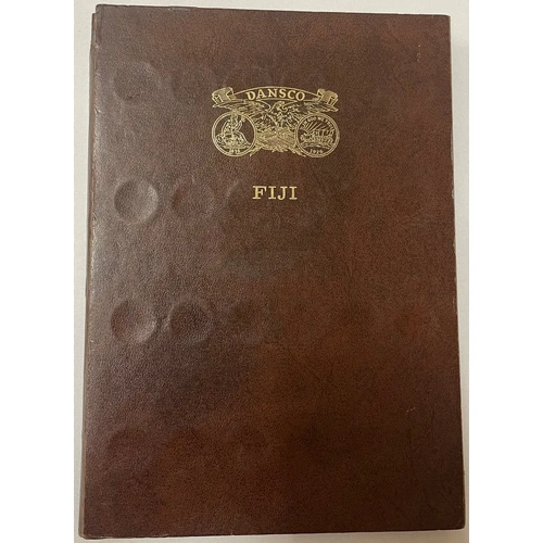 Fiji 1934 - 1965 Complete Pre-Decimal Coin Set In Pressin Album