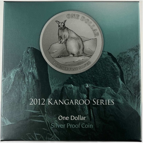 2012 Silver 1 Dollar Proof Mareeba Rock Wallaby
