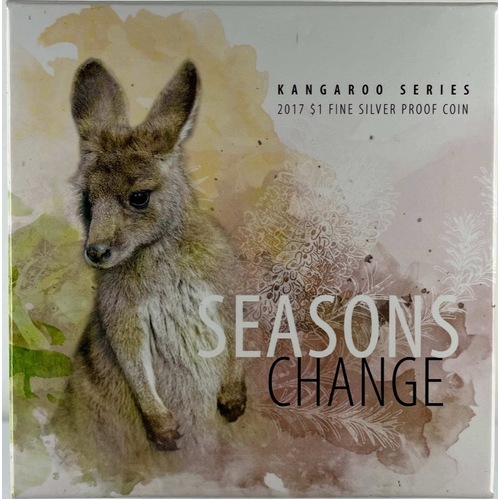 2017 Silver 1 Dollar Proof Kangaroo Series - Seasons Change
