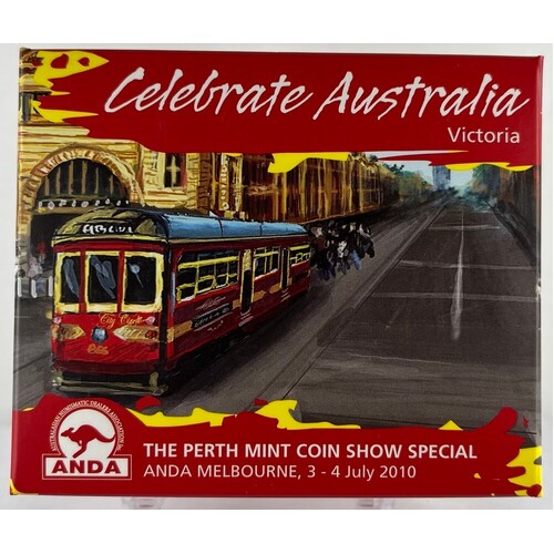 2010 Silver 1 Ounce Proof Coin Celebrate Australia - Victoria
