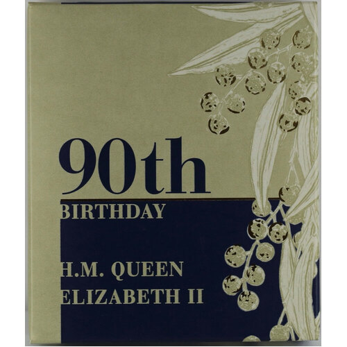 2016 Silver 1oz High Relief Proof Coin QEII 90th Birthday