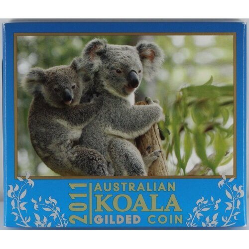 2011 Silver 1oz Gilded Coin Koala