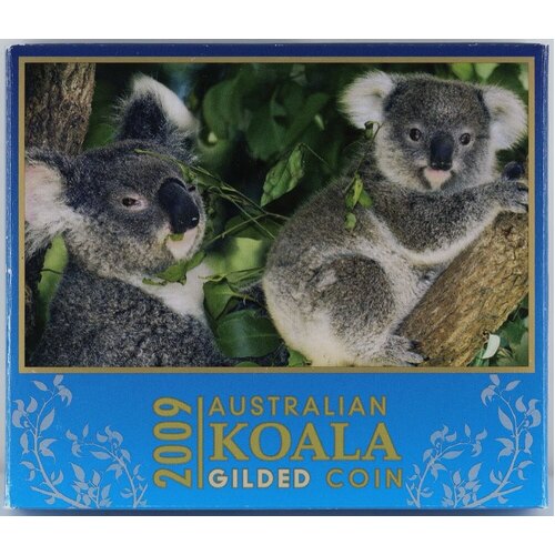 2009 Silver Gilded 1oz Coin Koala