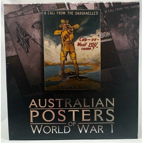 2014 Silver Rectangular 1oz Proof Coin WWI Posters - Enlist Now