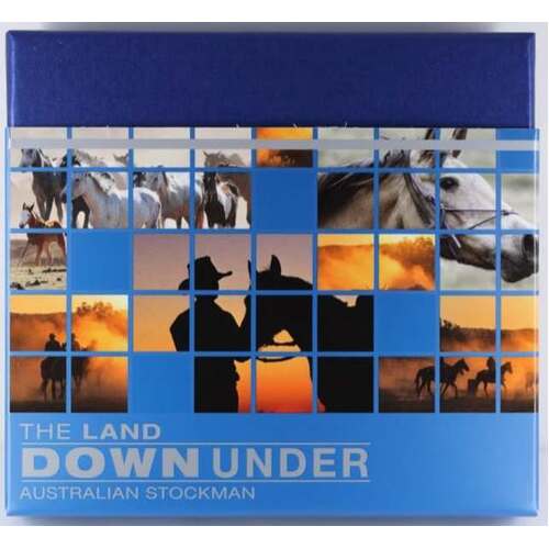 2014 Silver 1oz Proof Coin Land Down Under - Stockman