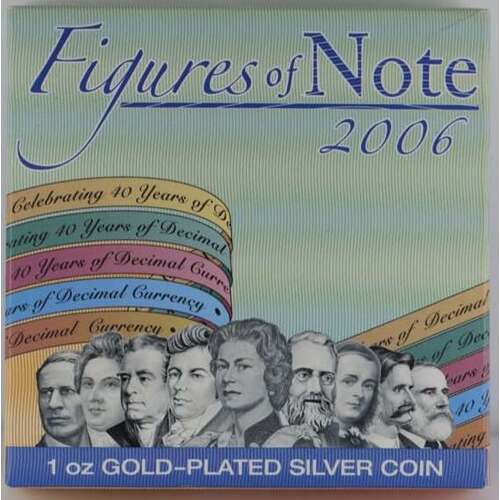 2006 Silver 1oz Proof Coin Figures of Note - 1 Dollar