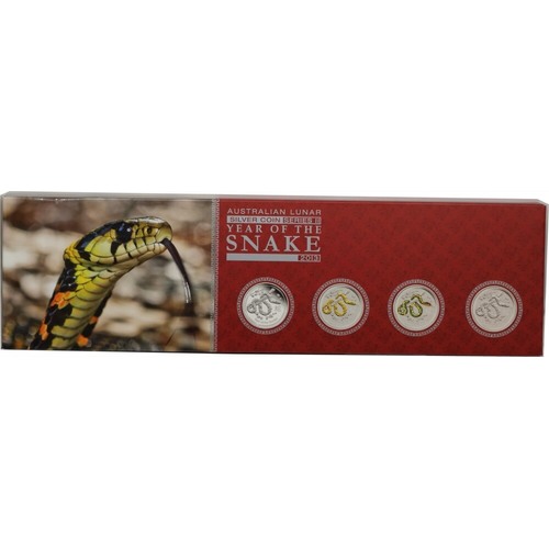 2013 Silver 1oz Proof 4 Coin Type Set Year of the Snake Series II