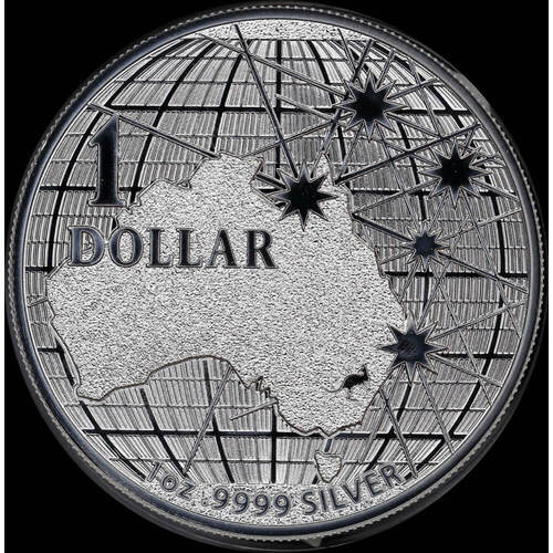 2020 Silver 1 Ounce Coin Beneath Southern Sky