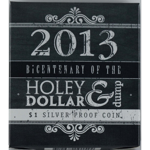 2013 Silver 1 Dollar Proof Coin Bicentenary Holey Dollar