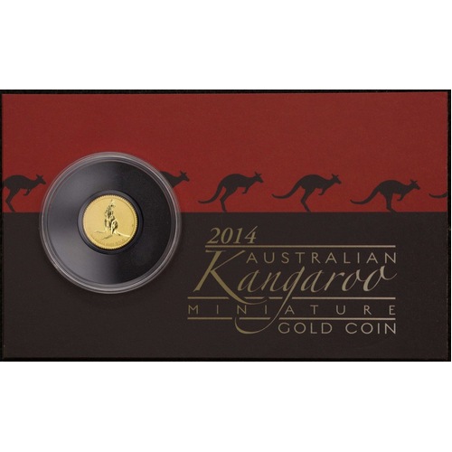 2014 Gold Half Gram Coin Mini Kangaroo
