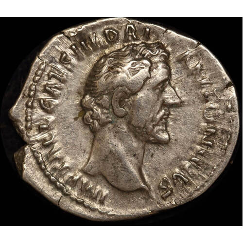 Ancient Rome (Imperial)  138 AD Hadrian Silver Denarius Aequitas  RIC II 10a good VF