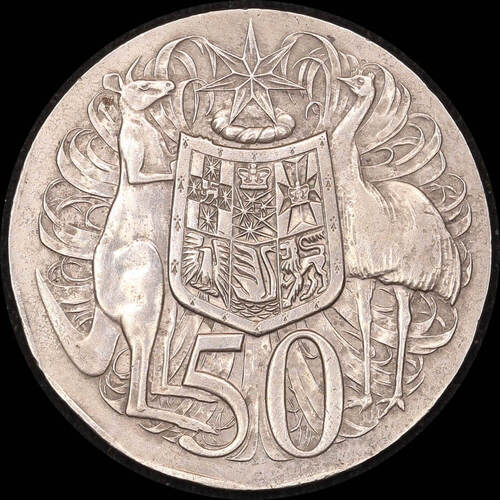 Australia 1978 50 Cent Error Coin (Struck On 20 Cent Planchet) PCGS Genuine