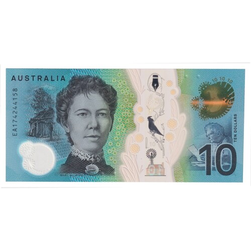 2017 $10 Note EA17 Last Prefix Lowe / Fraser R#326L Uncirculated