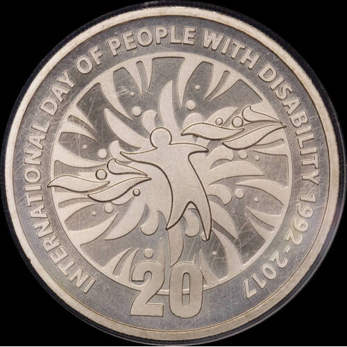 2017 20 Cent Uncirculated Coin Disability Day
