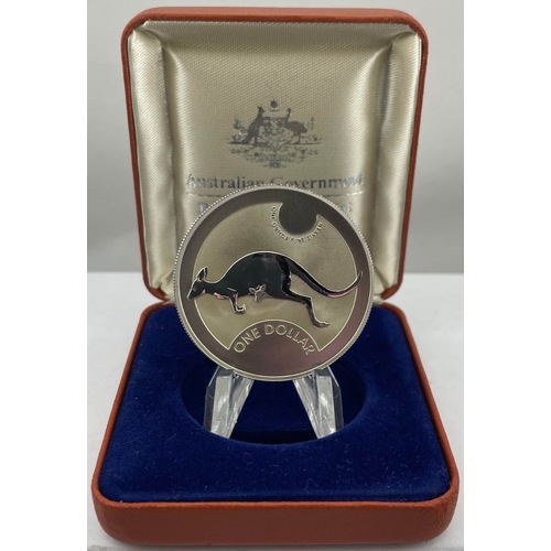 2006 One Dollar Silver Kangaroo Unc Coin In Box Spirit of Australia
