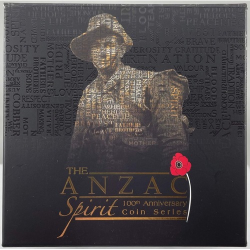 2014 Silver 1/2 Ounce Proof Coin ANZAC Spirit 100th Anniversary - First Convoy