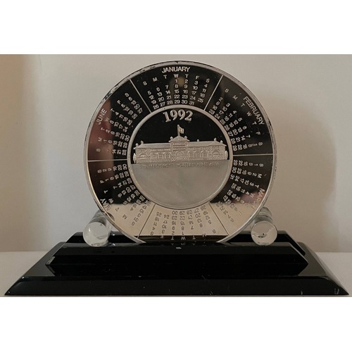 1992 Perth Mint 5ozt Silver Calendar Medallion