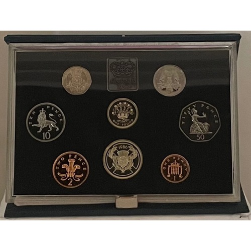 1986 Proof Set Coinage of Great Britain and Northern Ireland