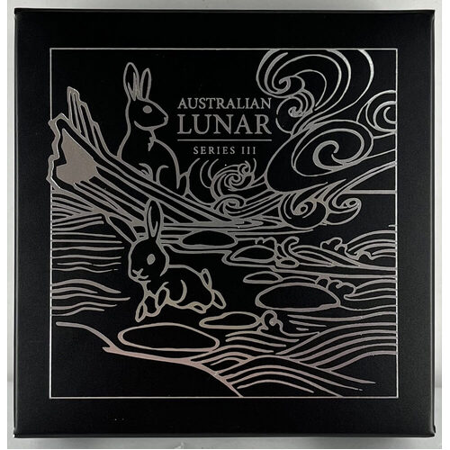 2023 Silver Lunar 1oz Proof Coin Series 3 - Rabbit