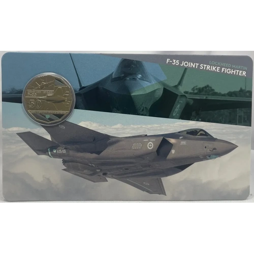 2021 50 Cent Uncirculated Coin Lockheed Martin F-35 Joint Strike Fighter Ex Set