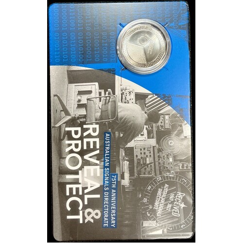 2022 Unc 50c Coin on Card Signals Reveal & Protect