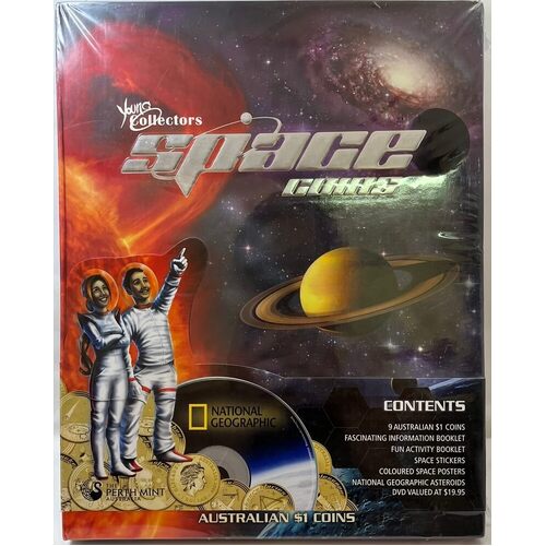 2009 1 Dollar 9 Coin Set Young Collectors - Space