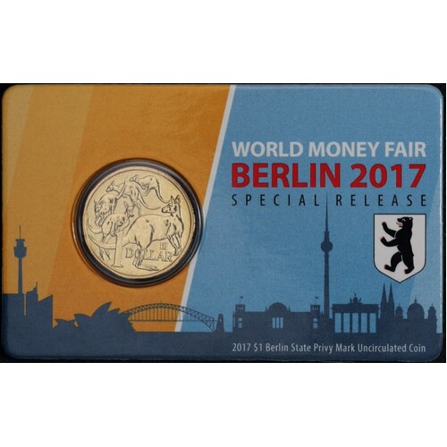 2017 1 Dollar Uncirculated Coin Berlin World Money Fair