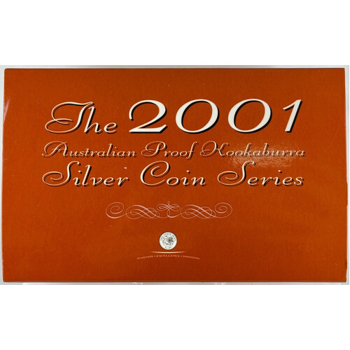 2001 Silver Proof Two Coin Set (2oz 1oz) Kookaburra 