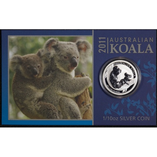 2011 Silver 1/10oz Uncirculated Coin Koala