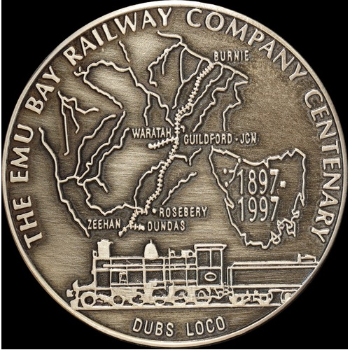 1997 Nickel Medallion Emu Bay Railway Company