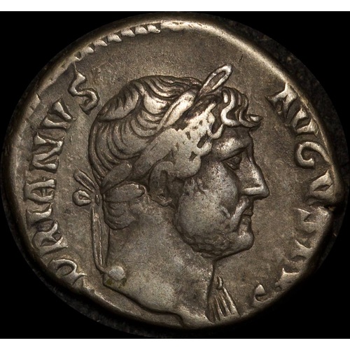 Ancient Rome (Imperial) 117-138AD Hadrian Silver Denarius RIC II 798 Fine