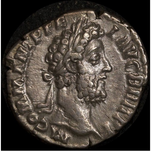 Ancient Rome (Imperial) 177-192AD Commodus Silver Denarius RIC III 209 Extremely Fine