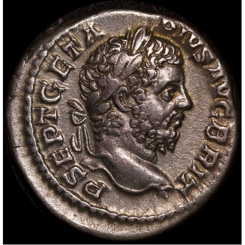 Ancient Rome (Imperial) 209-211AD Geta Denarius RIC IV 77 good VF