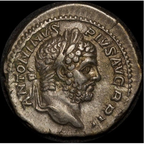 Ancient Rome (Imperial) 198-217AD Caracalla Silver Denarius RIC IV 227 good VF