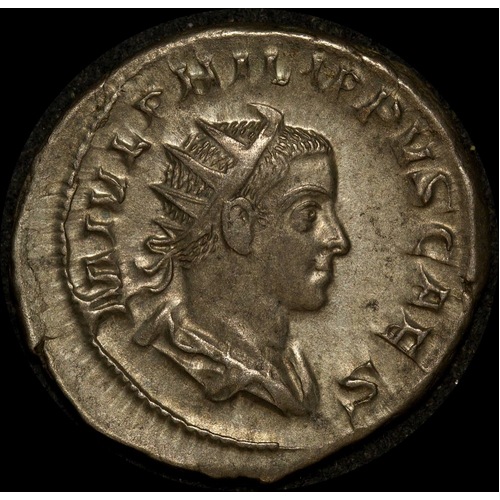 Ancient Rome (Imperial) 247-249AD Philip II Silver Antonianus RIC IV 219 Very Fine
