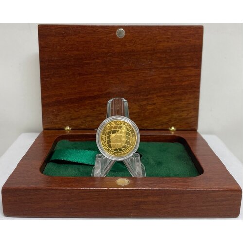 1988 Gold 1/4oz Medal Tiwest Joint Venture 10 Years of Service